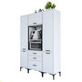 Hanah Home Armario Multiusos Blanco JE145 - 3115